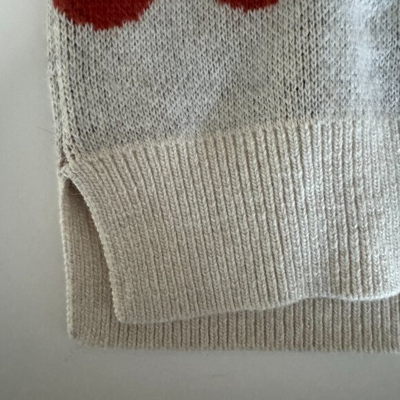 Madewell Cherry Jacquard Super Soft Pullover Sweater Size XXS - Picture 8 of 9